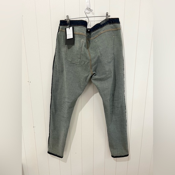 Embellish  NWT Distressed denim jeans grunge Denim by design size 44 blue - Picture 11 of 11